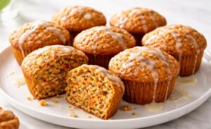 100 Calories Carrot Cake Muffins Recipe