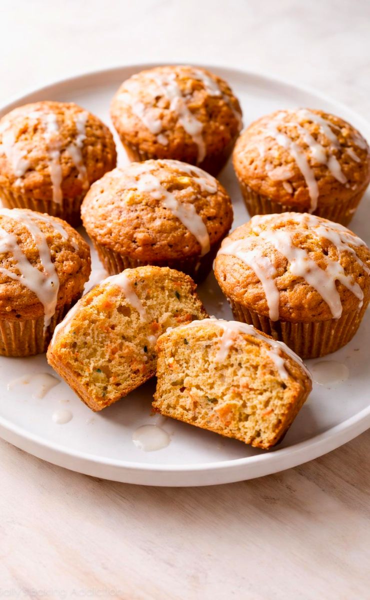 100 Calories Carrot Cake Muffins Recipe