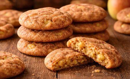 Apple Cinnamon Snickerdoodle Cookies Recipe