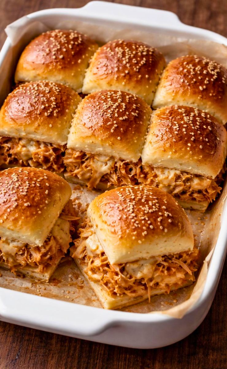 BBQ Chicken Sliders Hawaiian Rolls Recipe