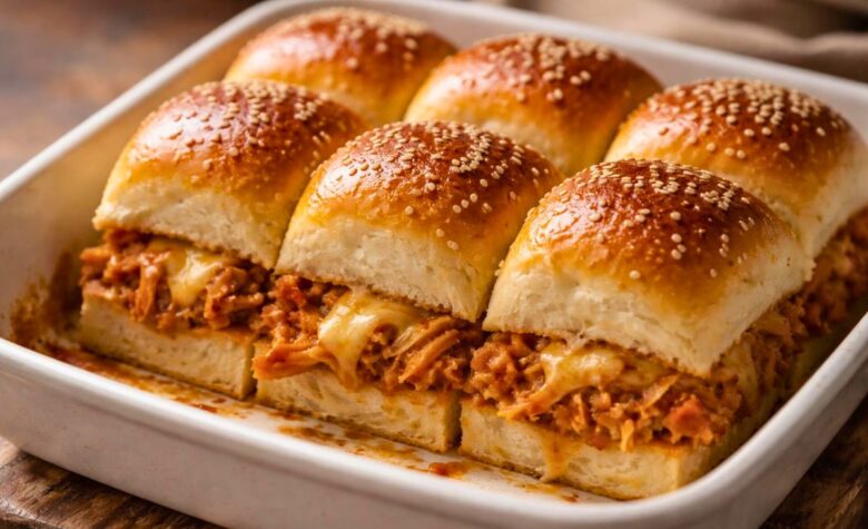 BBQ Chicken Sliders Hawaiian Rolls Recipe