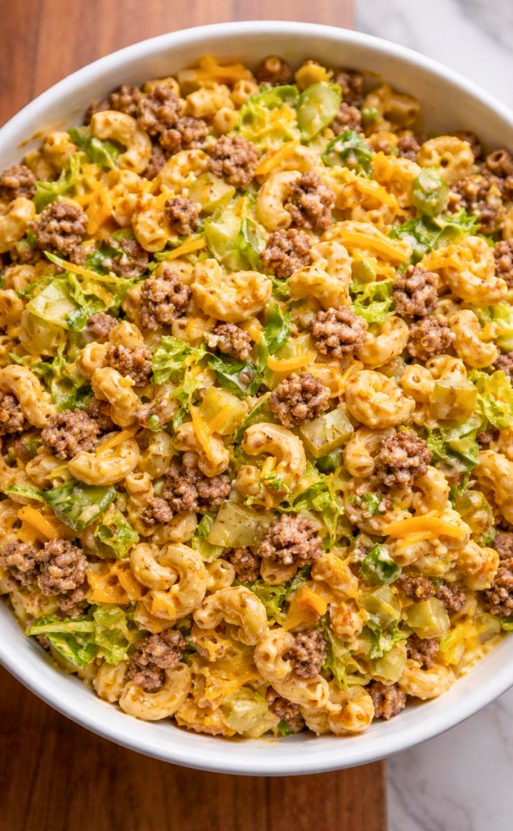 Big Mac Pasta Salad Recipe