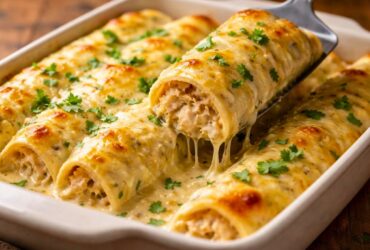 Chicken Enchiladas with White Sauce Recipe