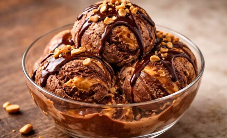 Chocolate Peanut Butter Ice Cream Recipe