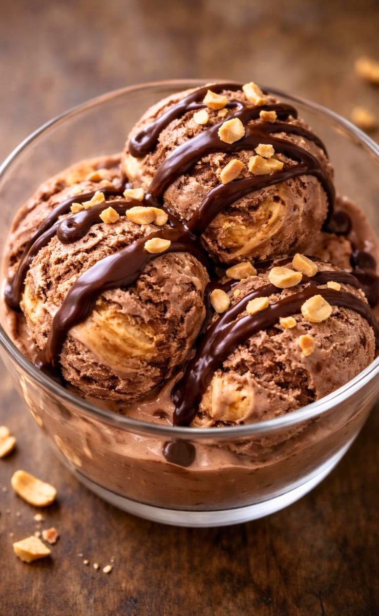 Chocolate Peanut Butter Ice Cream Recipe