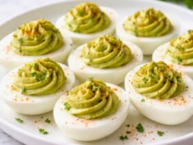 Creamy Avocado Deviled Eggs Recipe