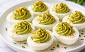 Creamy Avocado Deviled Eggs Recipe