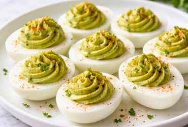 Creamy Avocado Deviled Eggs Recipe