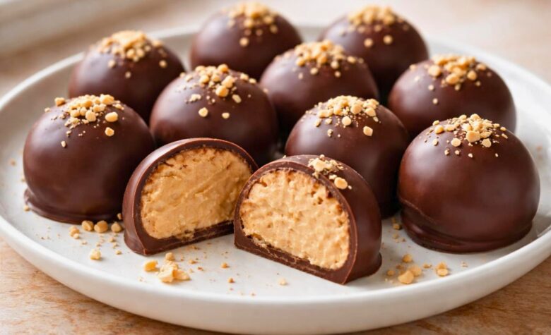 Creamy No-Bake Peanut Butter Cheesecake Balls Recipe