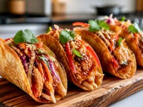 Crispy Chicken Wonton Tacos Recipe