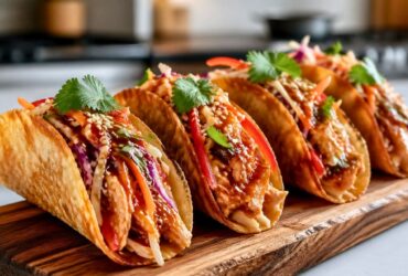 Crispy Chicken Wonton Tacos Recipe