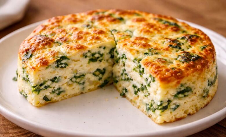Crustless Cottage Cheese Breakfast Quiche Recipe