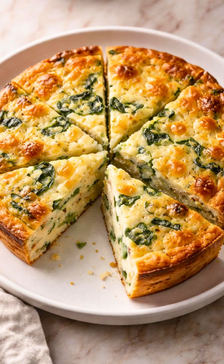 Crustless Cottage Cheese Breakfast Quiche Recipe