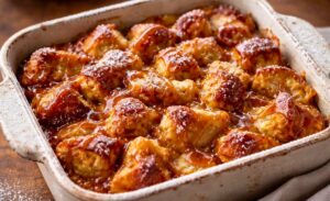 Doughnut Bread Pudding Recipe