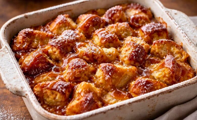 Doughnut Bread Pudding Recipe