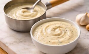 Garlic White Pizza Sauce Recipe