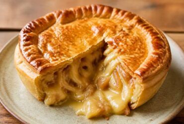 Hairy Bikers Cheese and Onion Pie Recipe