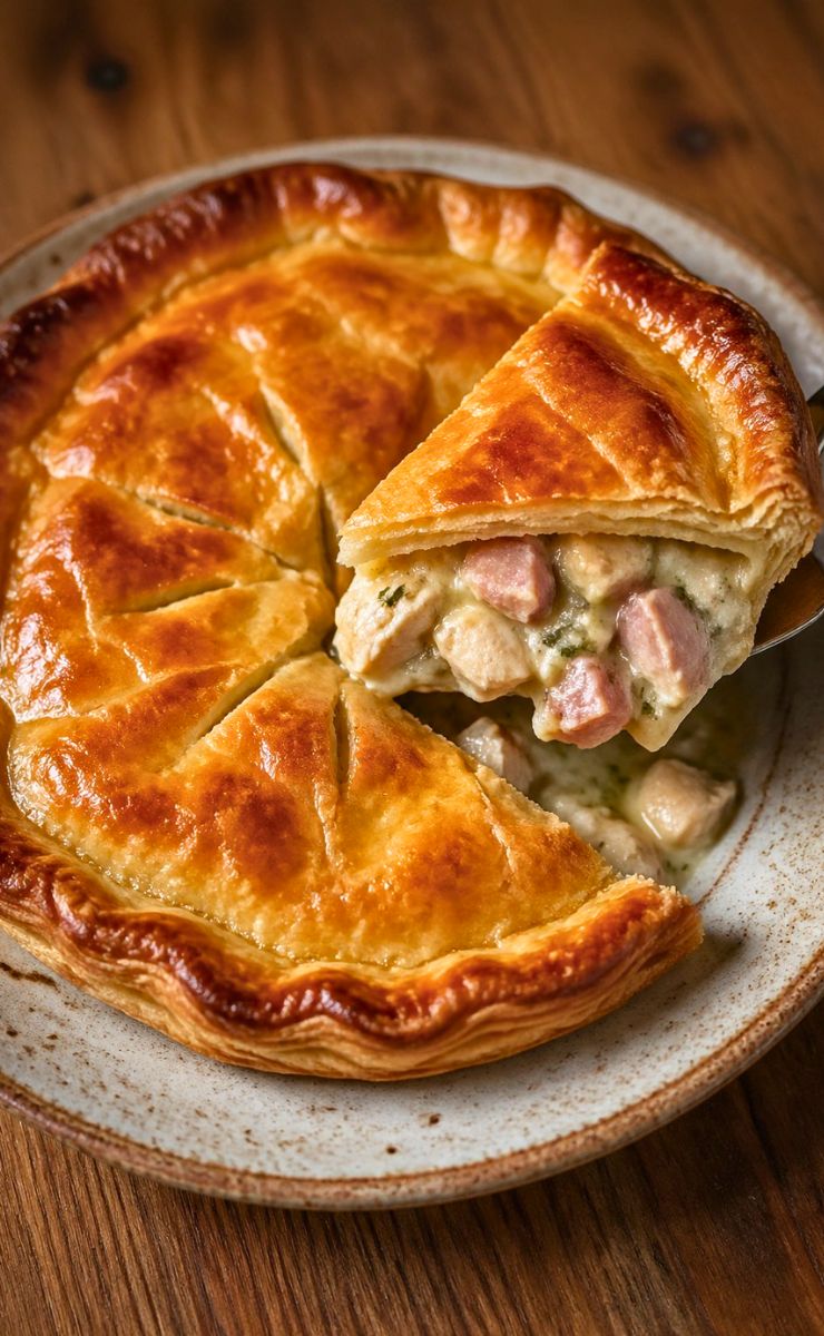 Hairy Bikers Chicken and Ham Pie Recipe