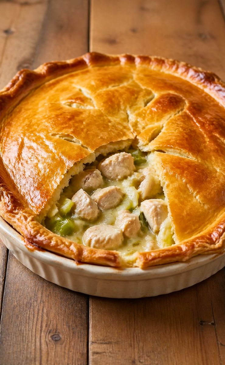Hairy Bikers Chicken and Leek Pie Recipe
