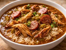 Justin Wilson Chicken and Sausage Gumbo Recipe