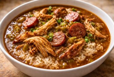 Justin Wilson Chicken and Sausage Gumbo Recipe