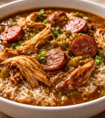 Justin Wilson Chicken and Sausage Gumbo Recipe