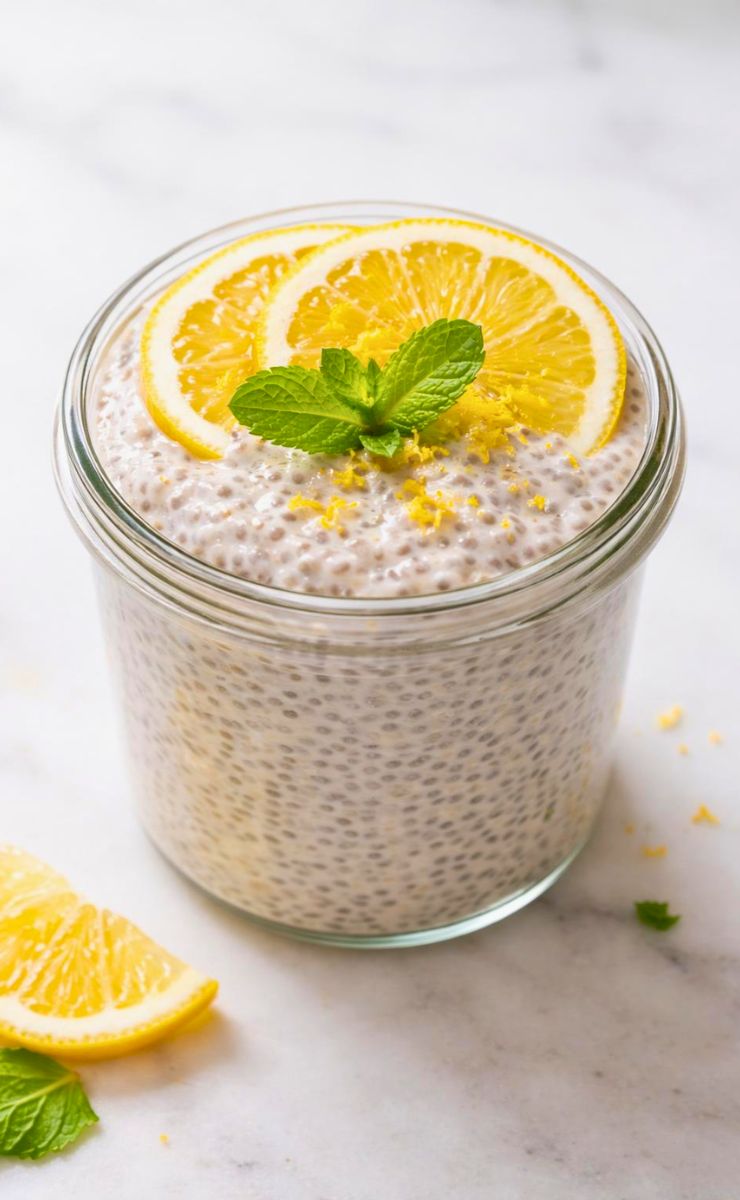 Lemon Chia Seed Pudding Recipe