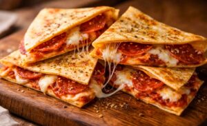 Pepperoni Pizza Quesadillas Recipe