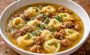 Sausage Tortellini in Brodo Recipe