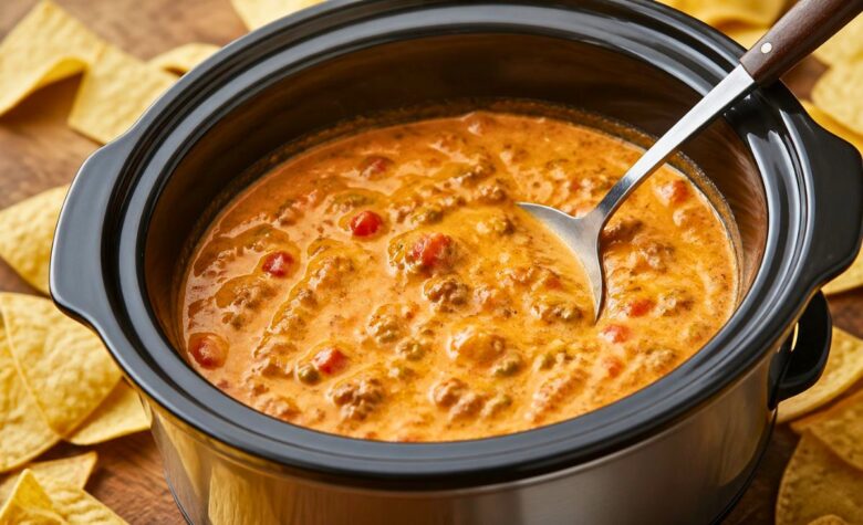 Slow Cooker Rotel Dip Recipe
