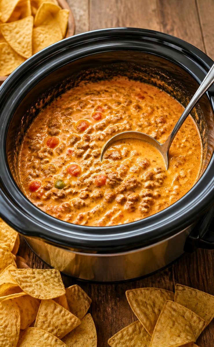Slow Cooker Rotel Dip Recipe