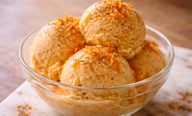 Spiced Carrot Ice Cream Recipe