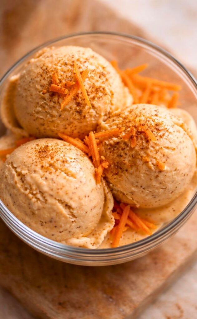 Spiced Carrot Ice Cream Recipe