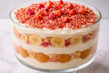 Strawberry Crunch Banana Pudding Recipe