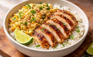Street Corn Chicken Rice Bowl Recipe