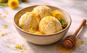 Dandelion & Honey Ice Cream Recipe