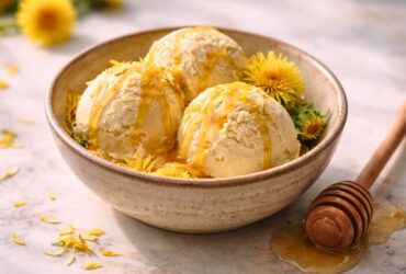 Dandelion & Honey Ice Cream Recipe
