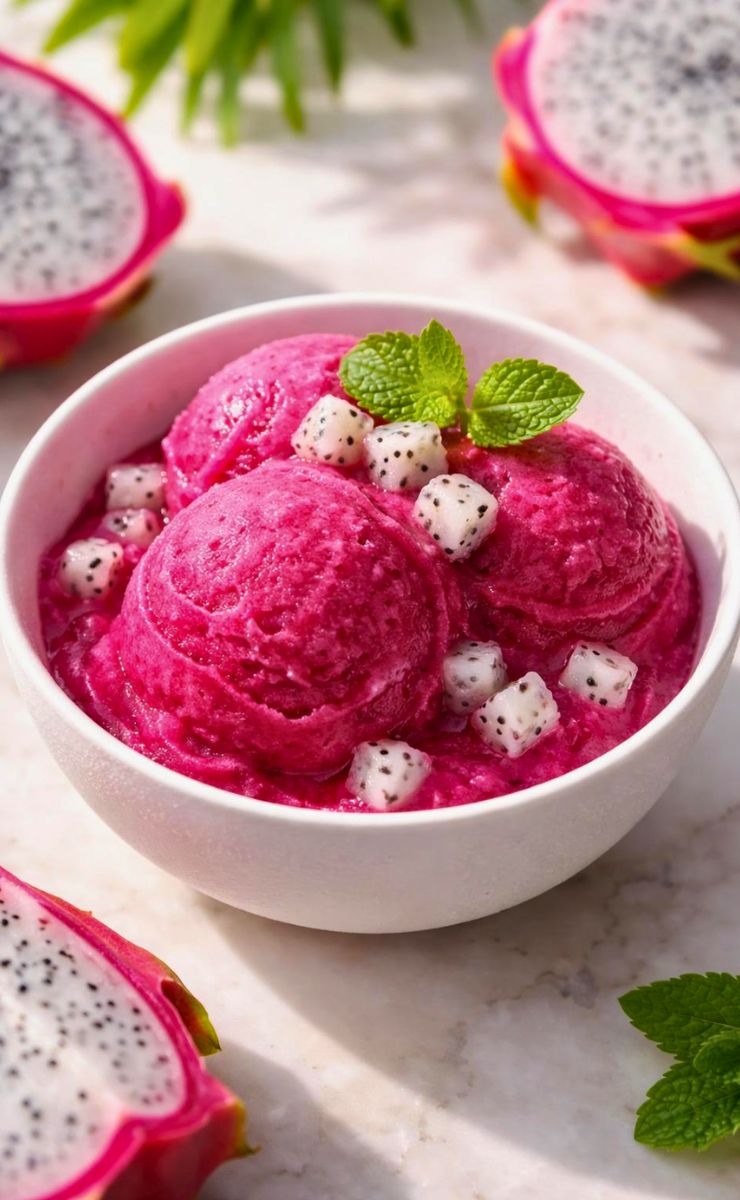Dragon Fruit Sorbet Recipe