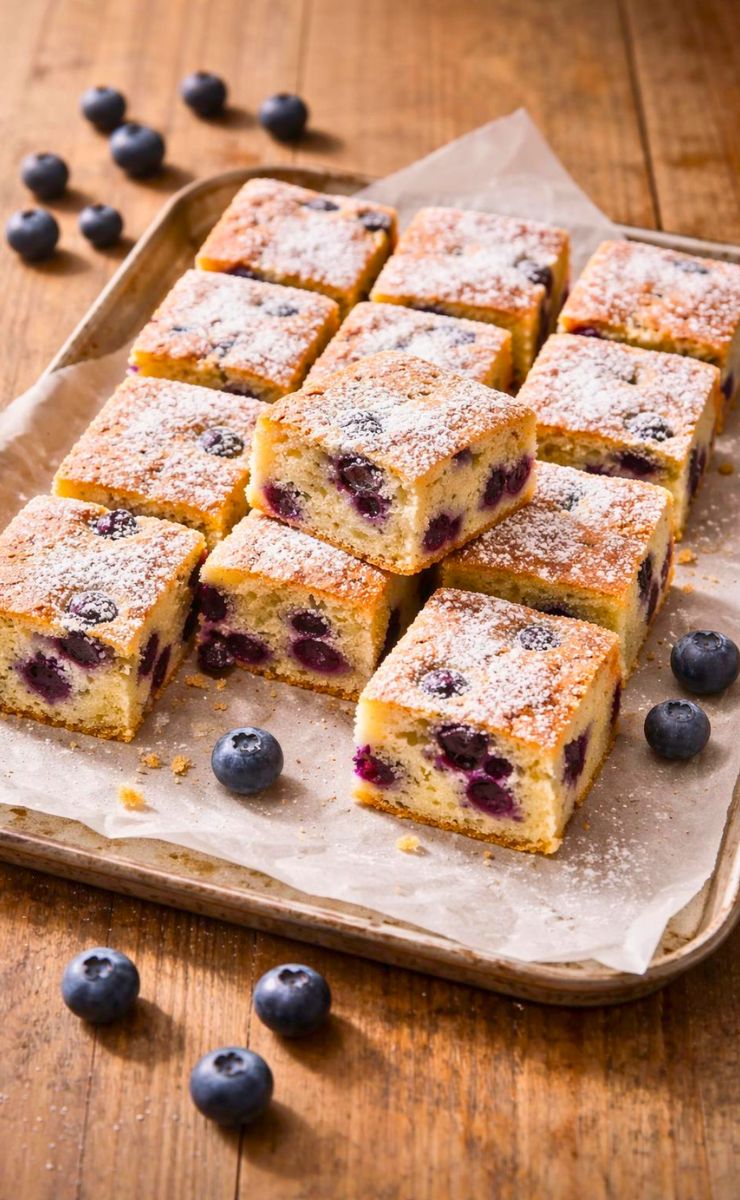 Mary Berry Blueberry Traybake Recipe