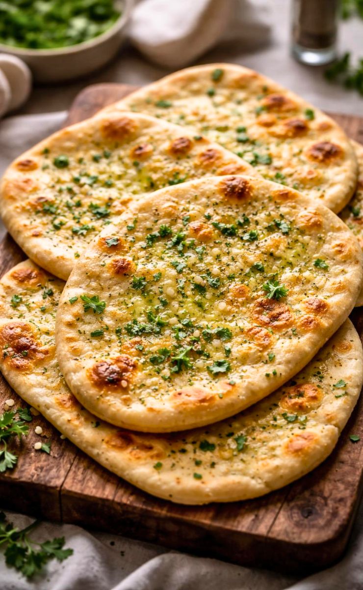 Mary Berry Garlic Herb Flatbreads Recipe