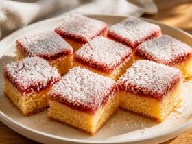 Mary Berry Jam and Coconut Tray Bake Recipe