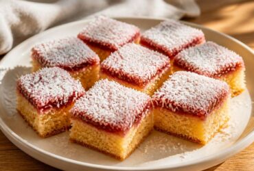 Mary Berry Jam and Coconut Tray Bake Recipe