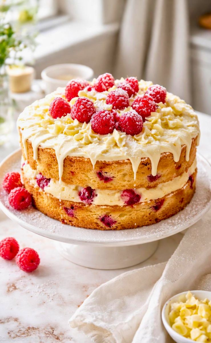 Mary Berry White Chocolate And Raspberry Cake Recipe