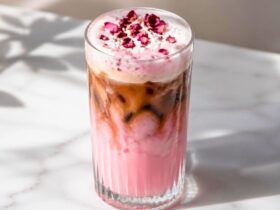 Pink Coconut Iced Latte Recipe