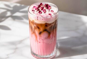 Pink Coconut Iced Latte Recipe