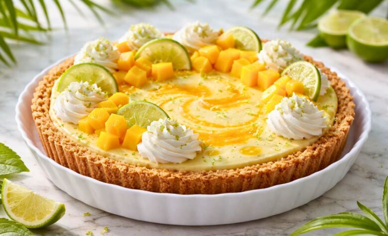 Tropical Mango Key Lime Pie Recipe