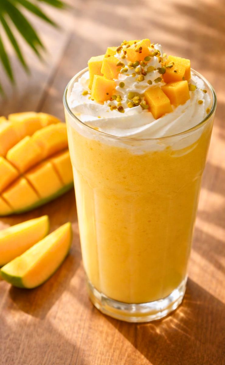 Tropical Mango Milkshake Recipe