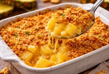 Pineapple Casserole with Ritz Crackers Recipe