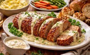 Ina Garten Meatloaf with Garlic Sauce Recipe