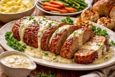 Ina Garten Meatloaf with Garlic Sauce Recipe